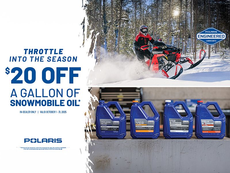 Snowmobile oil