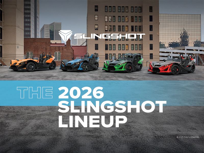 The 2026 Slingshot Lineup
