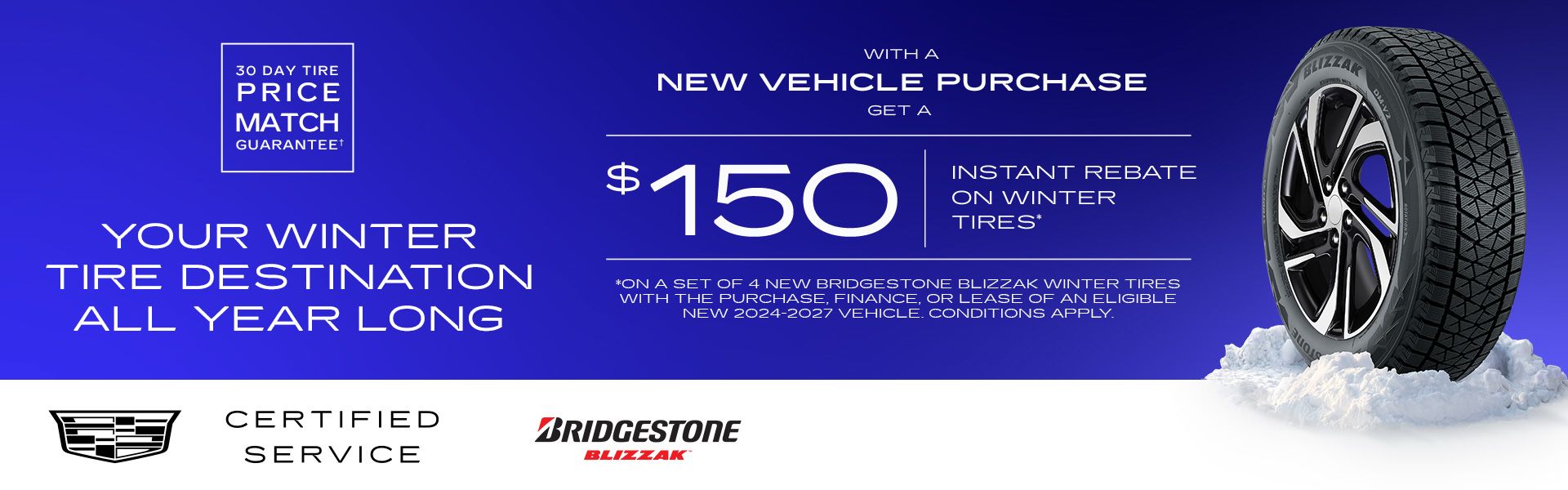 Cadillac Service - Year-Long Tire Rebate (SI-NAT)