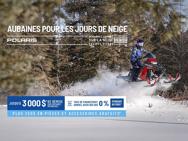 Aubaines pour les jours de neige