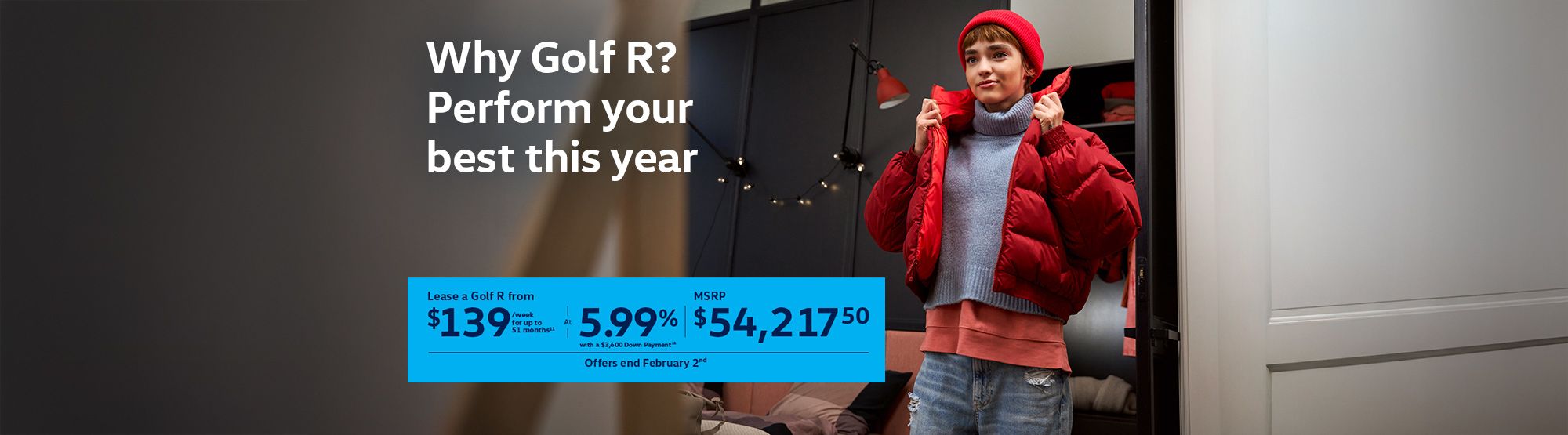 VWCA JANUARY2026 Monthly offer - Golf R (SI-QC)
