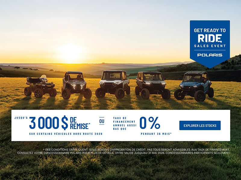 Événement de vente Prêt pour la Randonnée