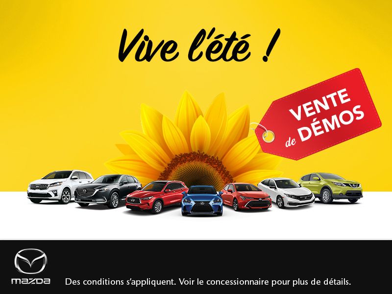 Vente de démonstrateurs Spinelli Mazda