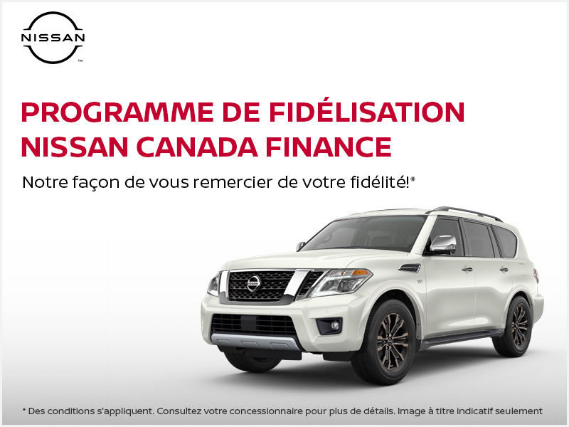 Programme de fidélisation Nissan Canada Finance