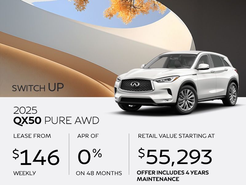 New INFINITI QX50 deals in Montreal