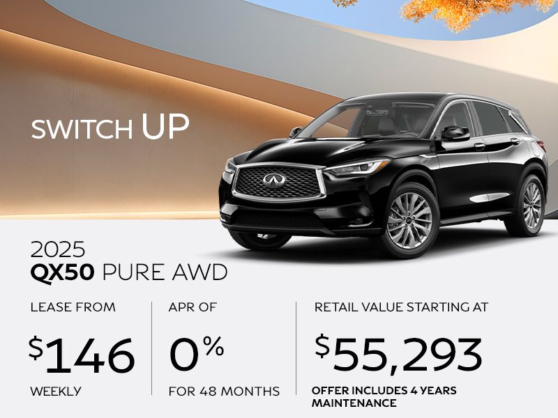 New INFINITI QX50 deals in Montreal