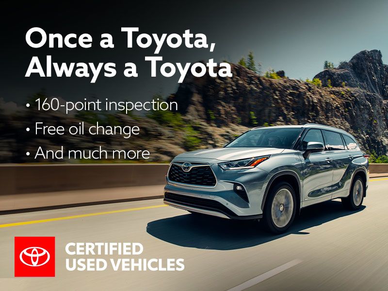 Toyota Certified Pre-Owned Vehicles