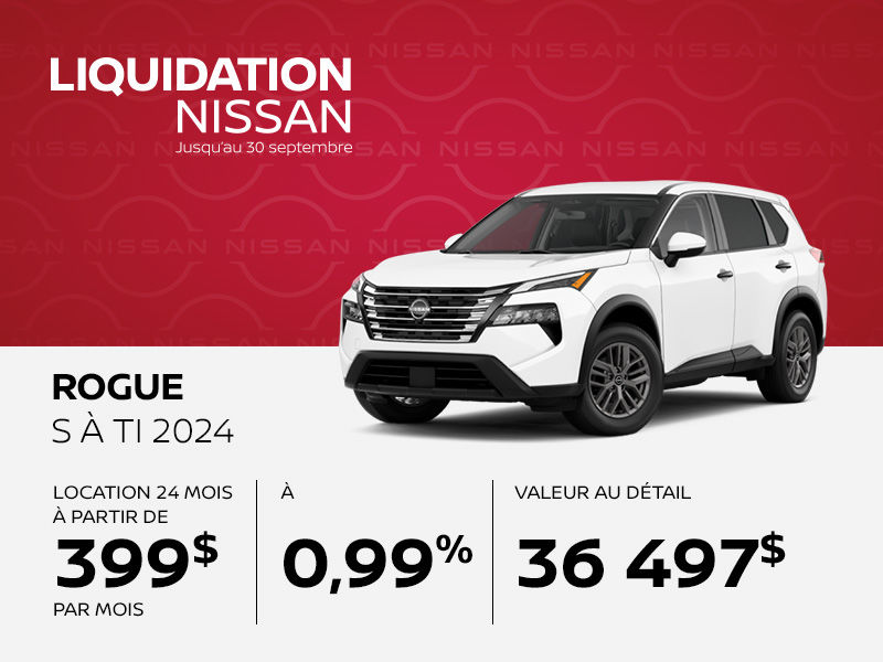 Nissan Rogue neuf en promotion  Montral