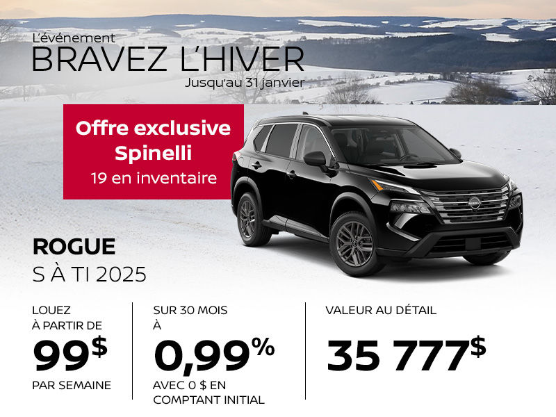 Nissan Rogue neuf en promotion  Montral