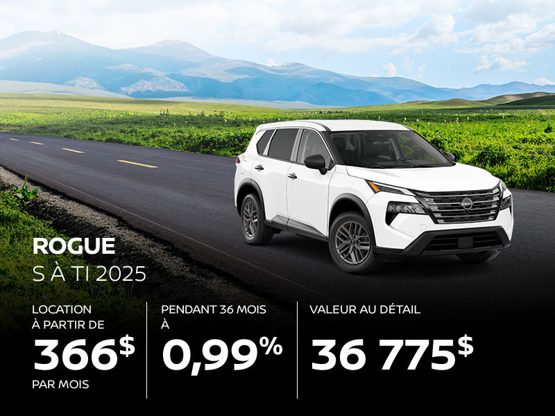 Nissan Rogue neuf en promotion à Montréal
