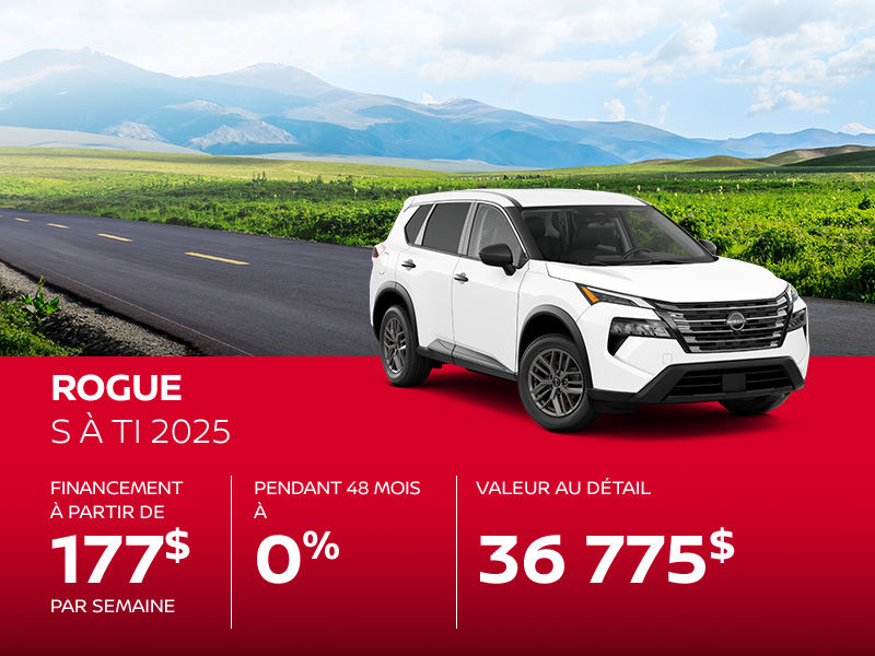 Nissan Rogue neuf en promotion à Montréal