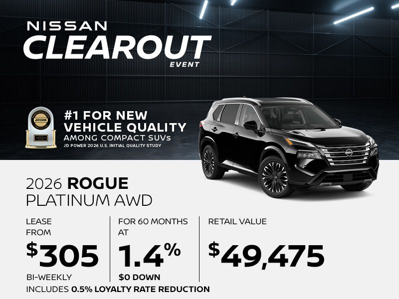New Nissan Rogue Offers in Montreal