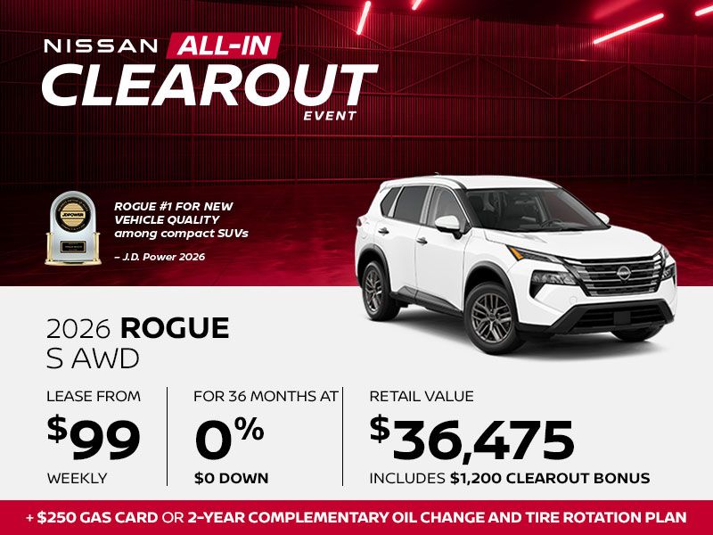 New Nissan Rogue Offers in Montreal