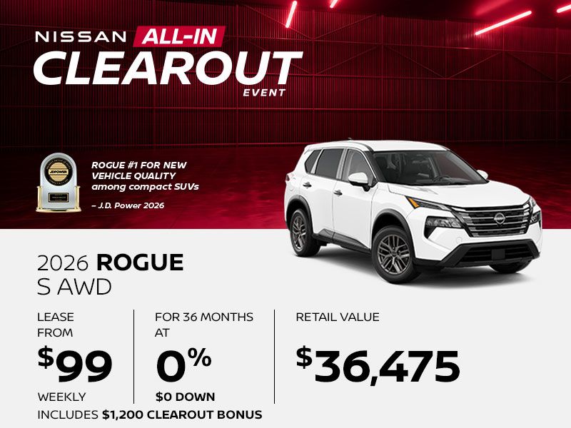 New Nissan Rogue Offers in Montreal