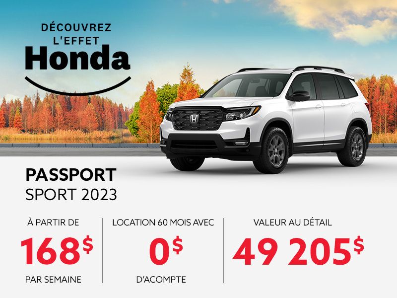 Honda Passport neuf en promotion à Montréal