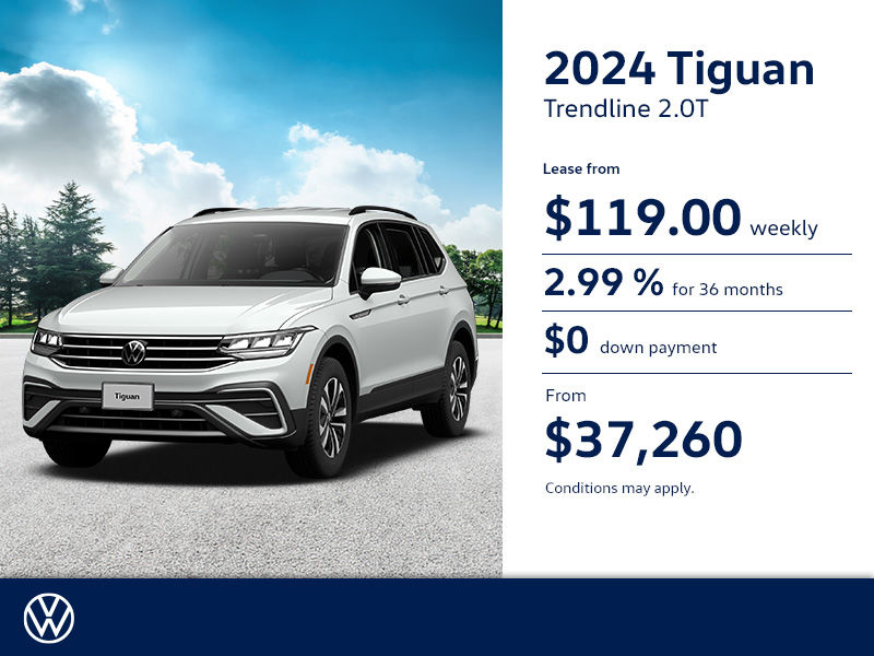 Get the 2024 Tiguan Trendline