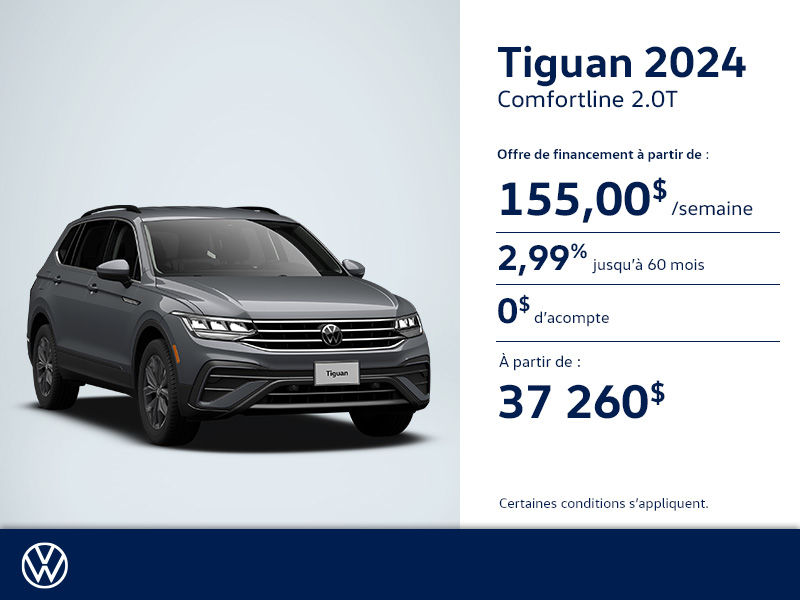 Procurez-vous le Tiguan 2024