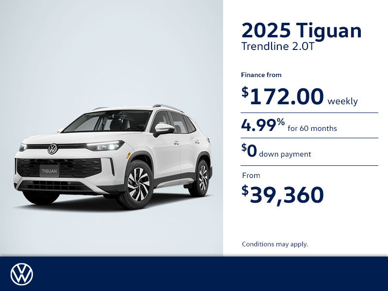 Get the all-new 2025 Tiguan