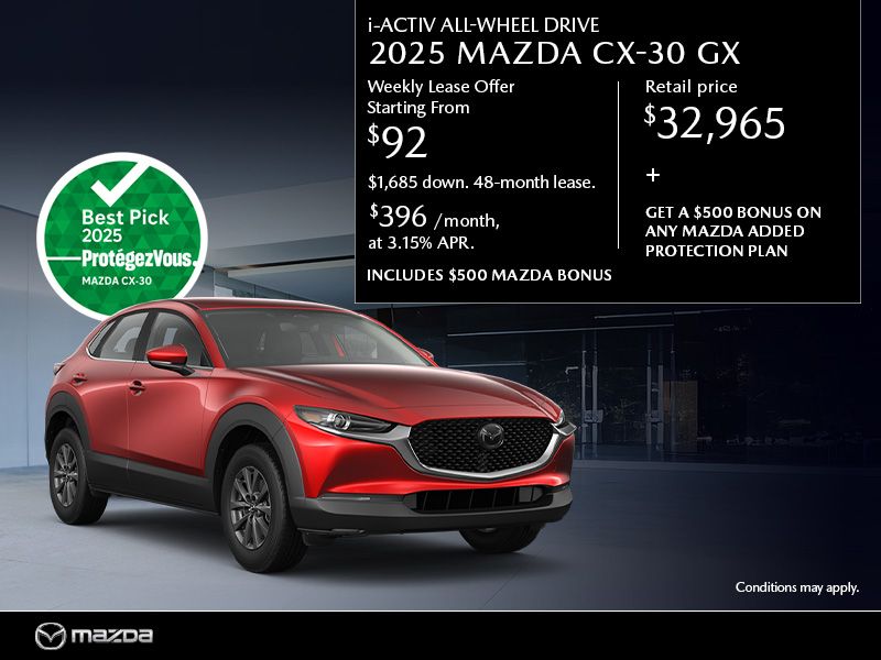 New Mazda CX-30 Deals in Montreal