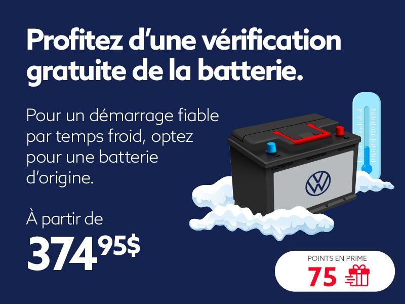Vérification et remplacement de batterie