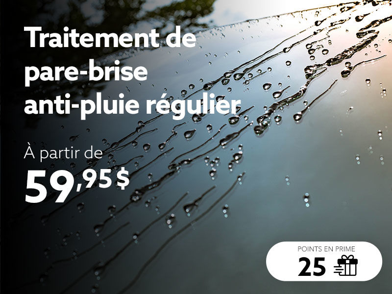 Traitement de pare-brise anti-pluie