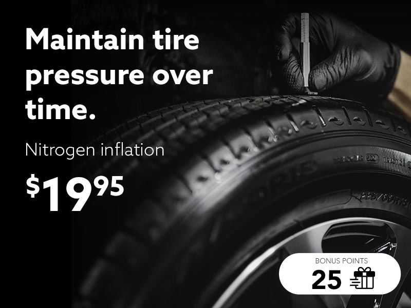 Nitrogen Inflation of Tires