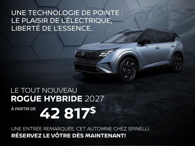 Le tout nouveau Nissan Rogue hybride 2027