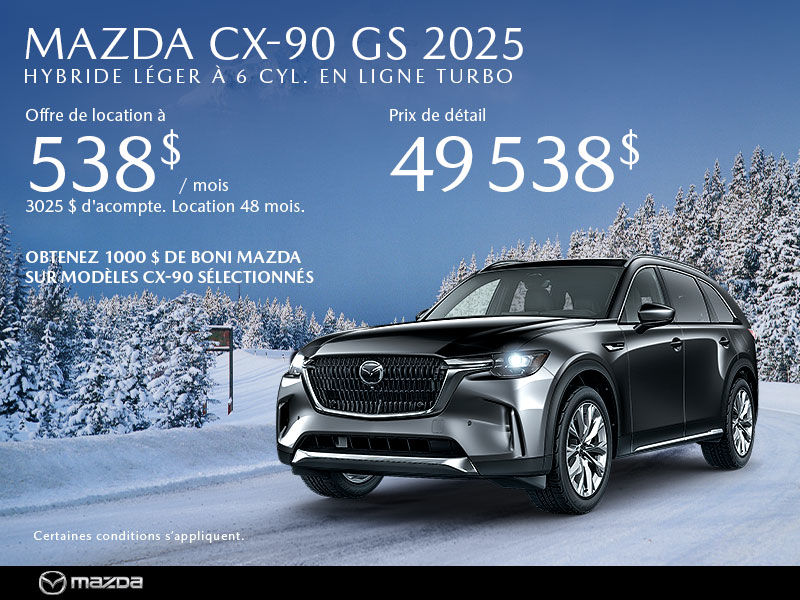 Mazda CX-90 neuf en promotion  Montral