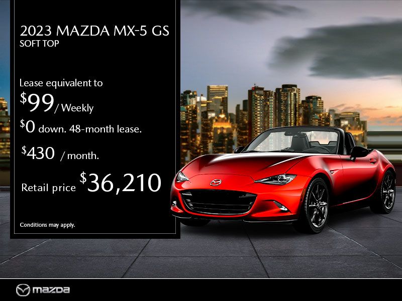 2023 Mazda MX-5 soft top GS