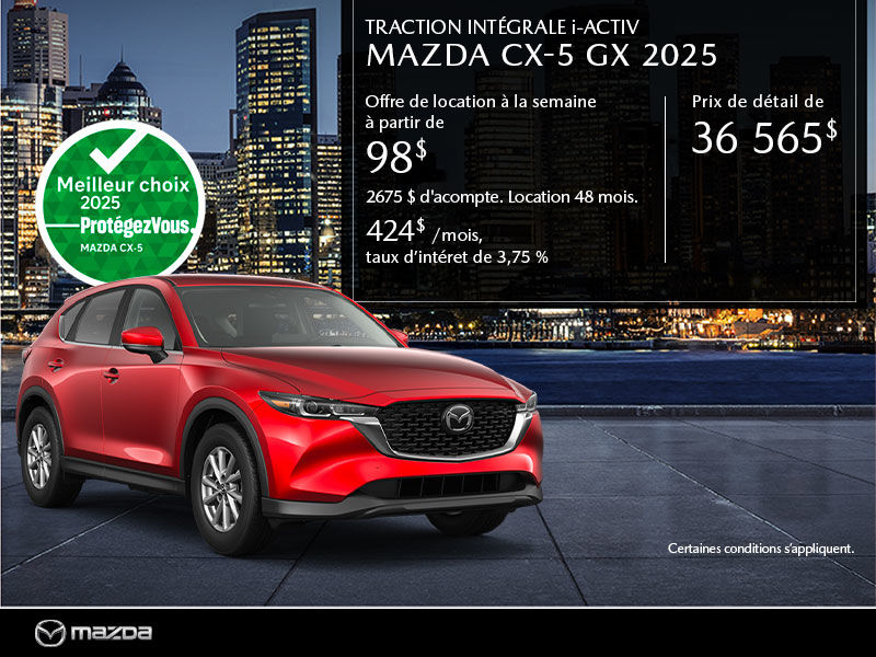 Mazda CX-5 neuf en promotion à Montréal