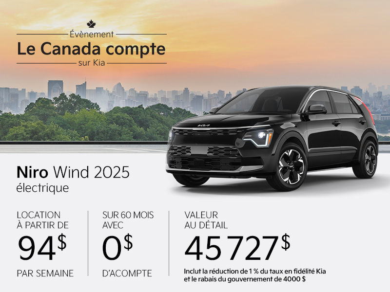 Kia Niro EV neuf en promotion  Montral
