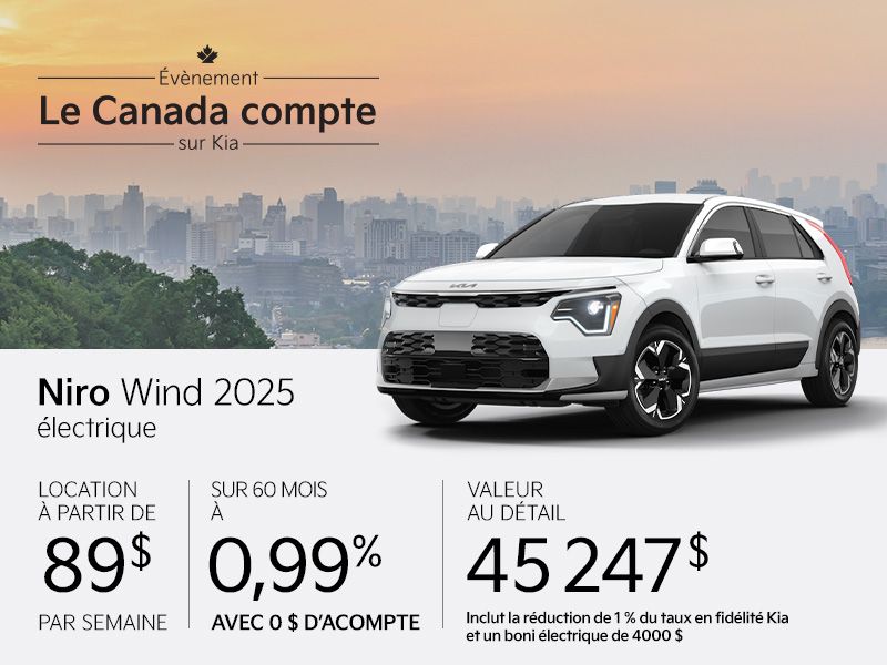 Kia Niro EV neuf en promotion  Montral