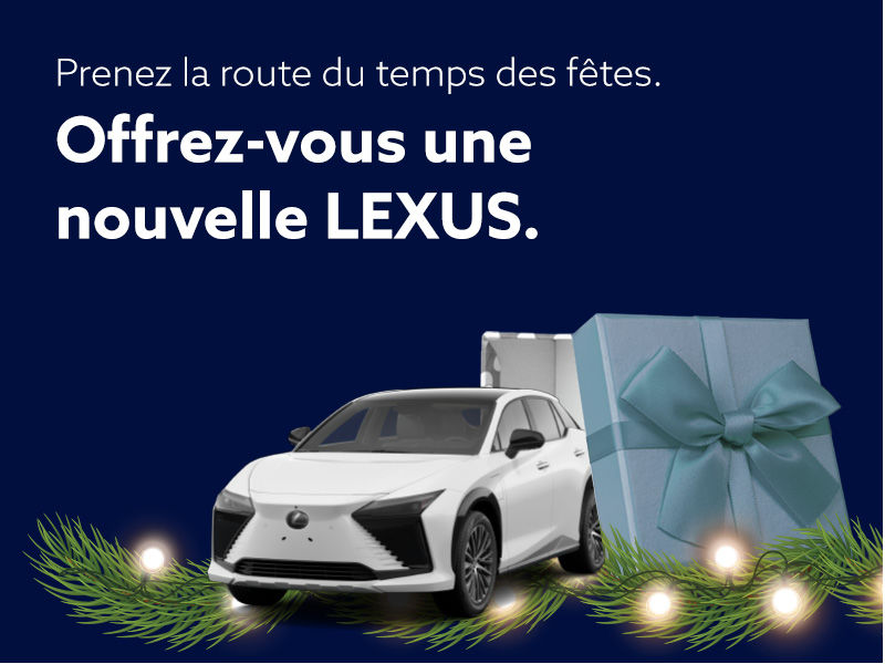 Prenez la route du temps des fêtes.