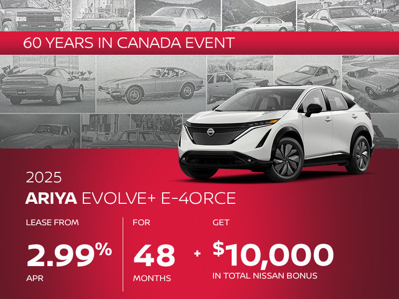 New Nissan Ariya Offers in Montreal