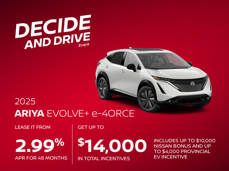 New Nissan Ariya Offers in Montreal