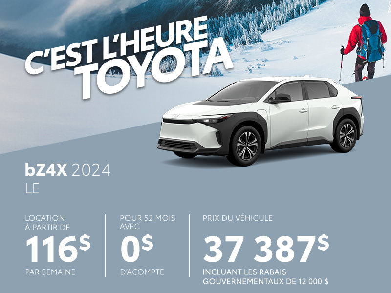 Toyota bZ4X neuf en promotion  Montral