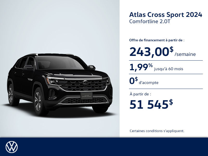 Procurez-vous le Atlas Cross Sport 2024