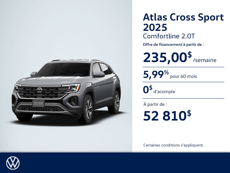 Procurez-vous le Atlas Cross Sport 2025