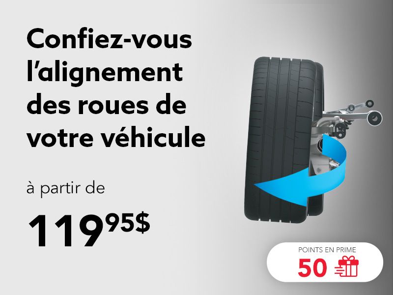 Confiez-nous l'alignement des roues de votre véhicule