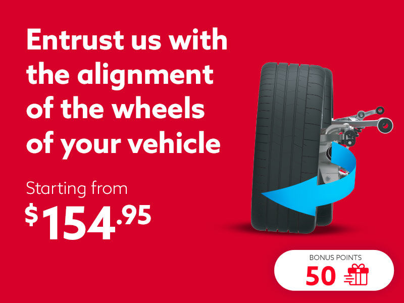 Entrust us with the alignment of the wheels of your vehicle