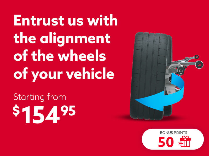 Entrust us with the alignment of the wheels of your vehicle