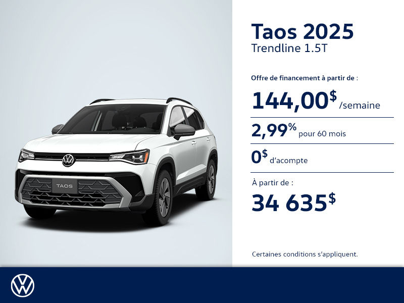 Procurez-vous le Taos 2025