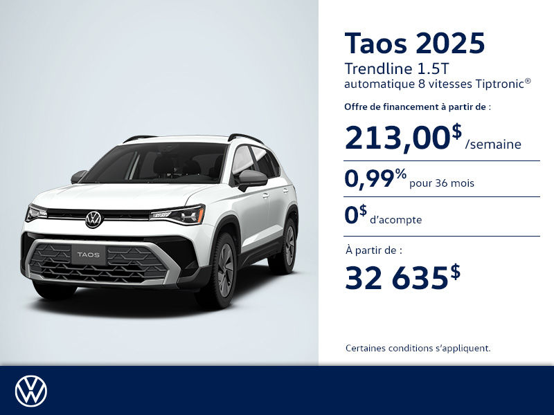 Procurez-vous le Taos 2025