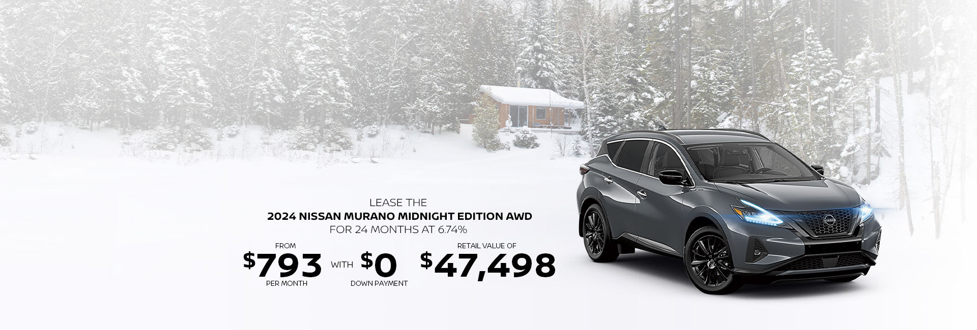 The 2024 Murano Midnight Edition AWD