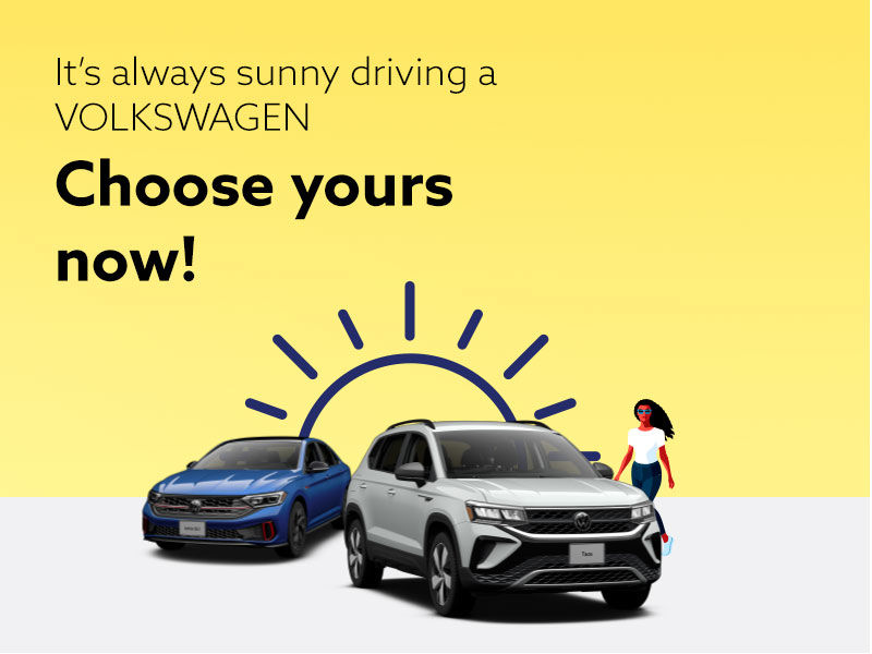 It's always sunny driving a Volkswagen