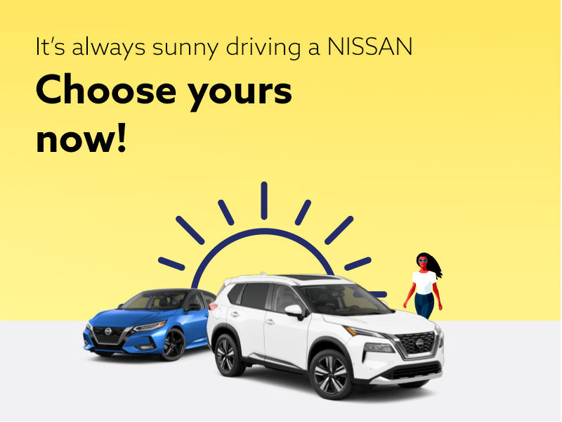 It's always sunny driving a Nissan