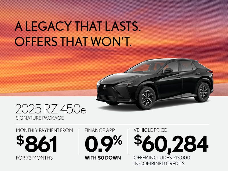 New Lexus RZ Promotions in Montreal