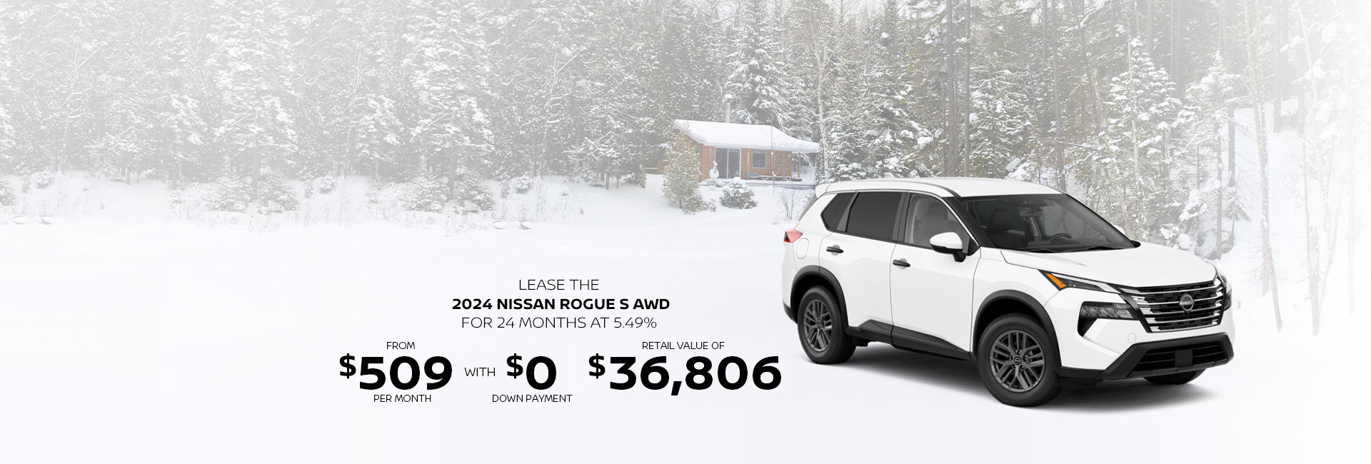 The 2024 Rogue S AWD