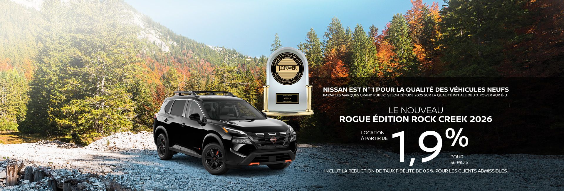 Le nouveau Rogue Édition Rock Creek 2026 est arrivé.