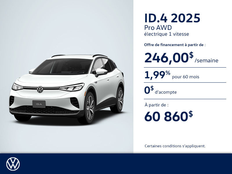 Procurez-vous la ID.4 2025